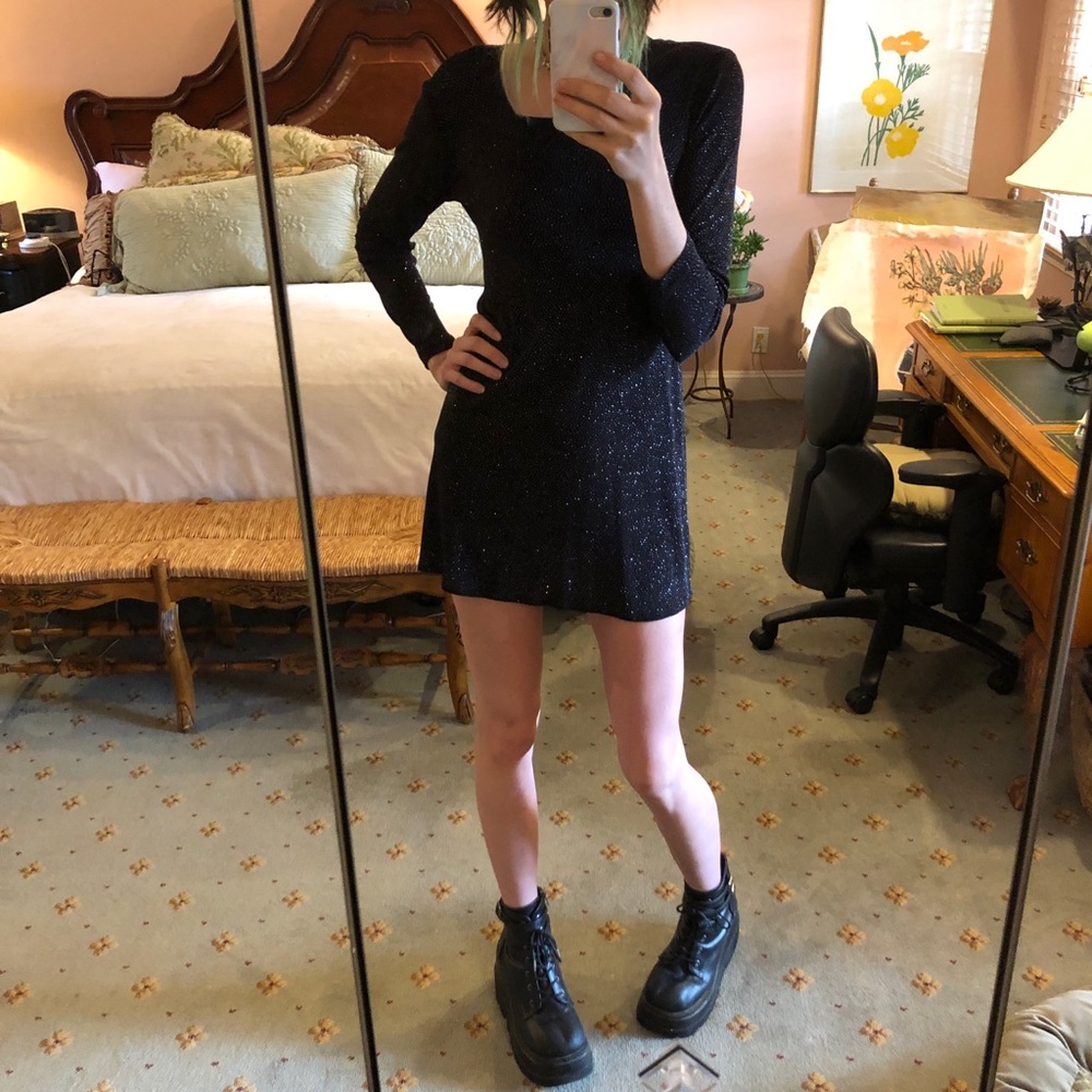 Y2K Little Black Party Dress